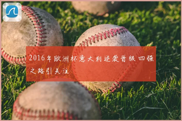 2016年欧洲杯意大利逆袭晋级 四强之路引关注