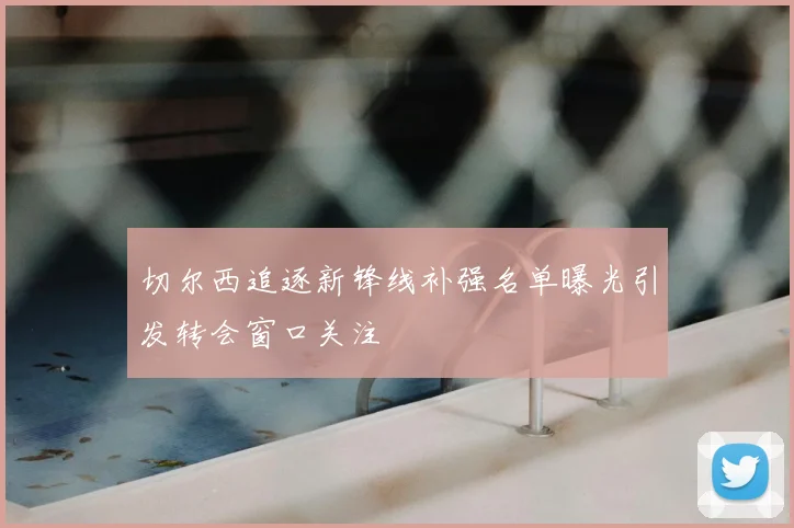 切尔西追逐新锋线补强名单曝光引发转会窗口关注